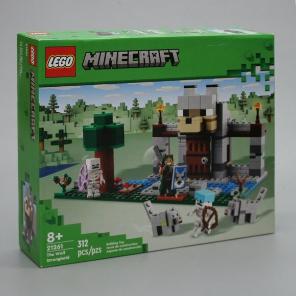 LEGO Minecraft The Wolf Stronghold Building Toy Set 312 Pieces Mine-craft 21261 - Picture 1 of 8